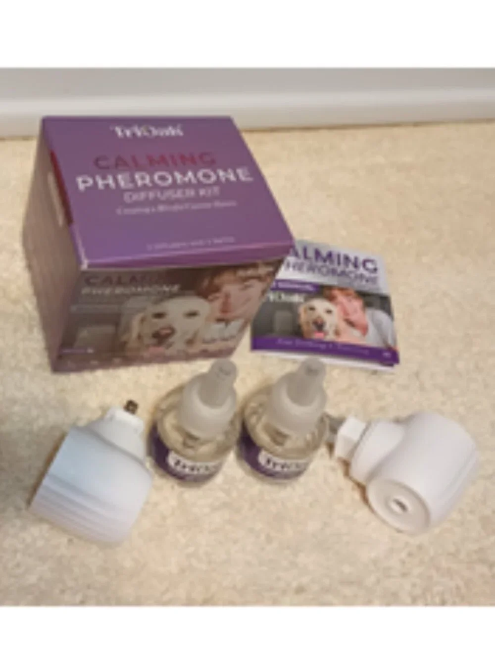 NIB ~ TriOak Calming Pheromone Diffuser Kit For Dogs